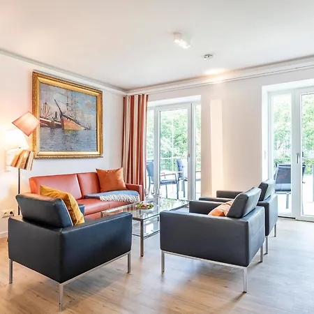 Prora - Ferienwohnung Mit Meerblick, Grossem Wohnbereich Und Waschmaschine - Seeadler Binz