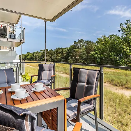 Prora - Ferienwohnung Mit Meerblick, Grossem Wohnbereich Und Waschmaschine - Seeadler Apartmán